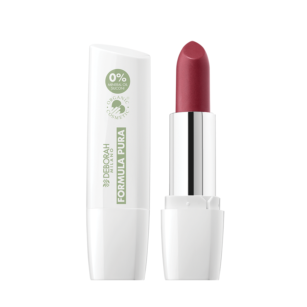 DEBORAH MILANO Formula Pura Lipstick Organic 03 mauvewood, 1stk, Lippenstift offen