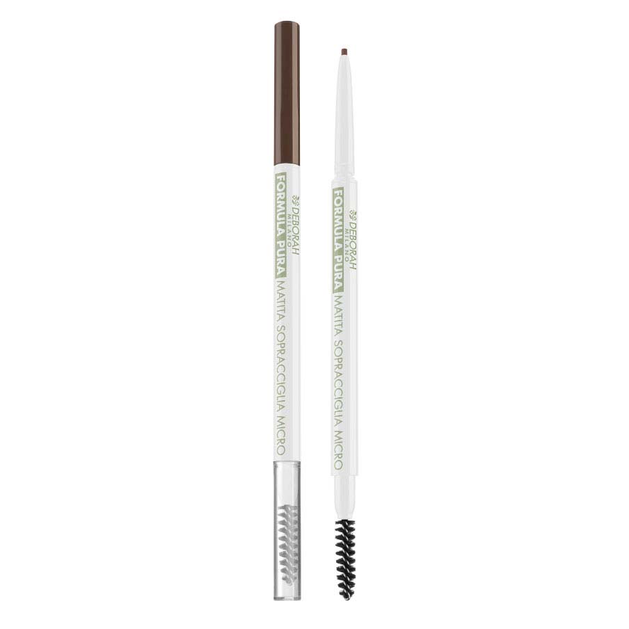 DEBORAH MILANO Formula Pura Micro Eyebrow Pencil – besitzt eine ultrafeine, herausdrehbare Micro-Spitze die für absolute Präzision sorgt., 1St., medium