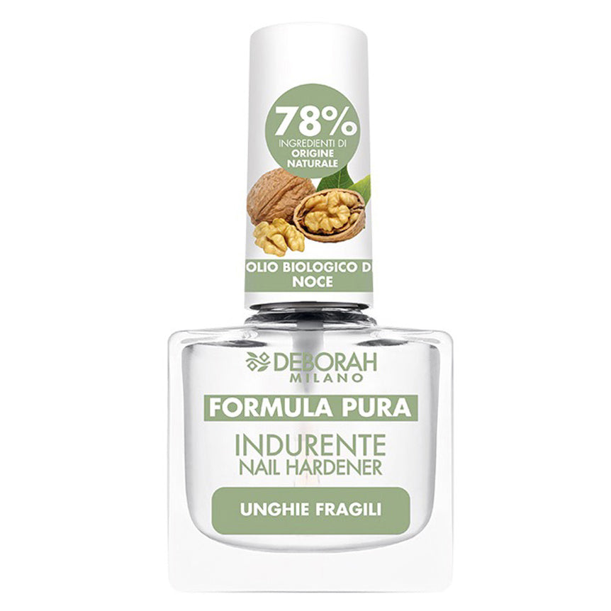 DEBORAH MILANO Formula Pura Nail Hardener – ist ein härtender Nagellack für weiche und brüchige Nägel., 8,5ml