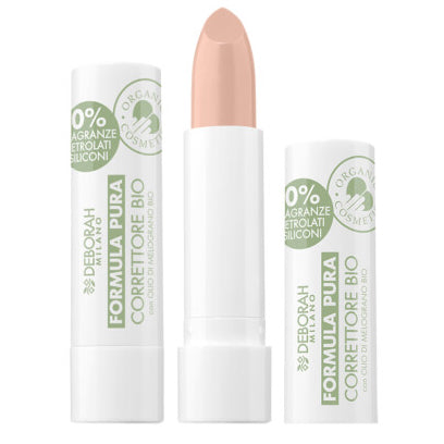 DEBORAH MILANO Formula Pura Stick Concealer light rose – schnelles und einfaches Auftragen, bei einer aufbaubaren mittleren bis hohen Deckkraft mit einem natürlichen matten Finish., 4,5gr.