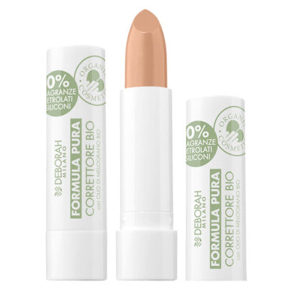 DEBORAH MILANO Formula Pura Stick Concealer medium beige – schnelles und einfaches Auftragen, bei einer aufbaubaren mittleren bis hohen Deckkraft mit einem natürlichen matten Finish., 4,5gr.