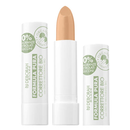 DEBORAH MILANO Formula Pura Stick Concealer medium rose – schnelles und einfaches Auftragen, bei einer aufbaubaren mittleren bis hohen Deckkraft mit einem natürlichen matten Finish., 4,5gr.
