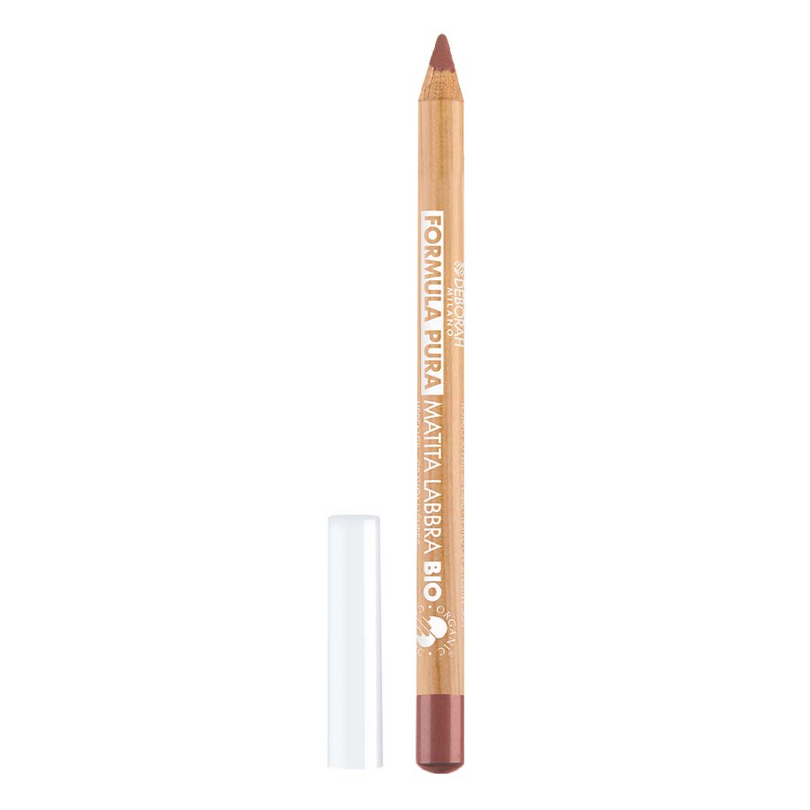 DEBORAH MILANO MILANO Formula Pura Lip Pencil BIO brick – konturiert und betont die Lippenkontur mit einer klar definierten Linie., 1St.