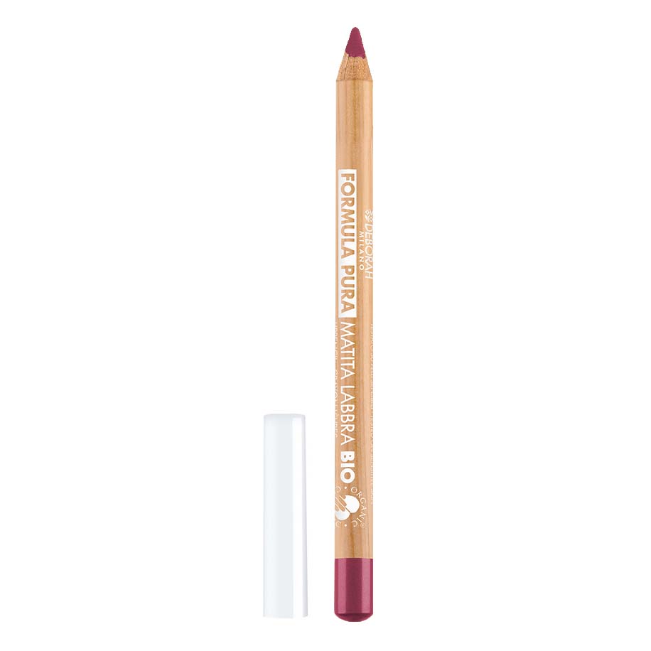 DEBORAH MILANO MILANO Formula Pura Lip Pencil BIO violet raisin – konturiert und betont die Lippenkontur mit einer klar definierten Linie., 1St.