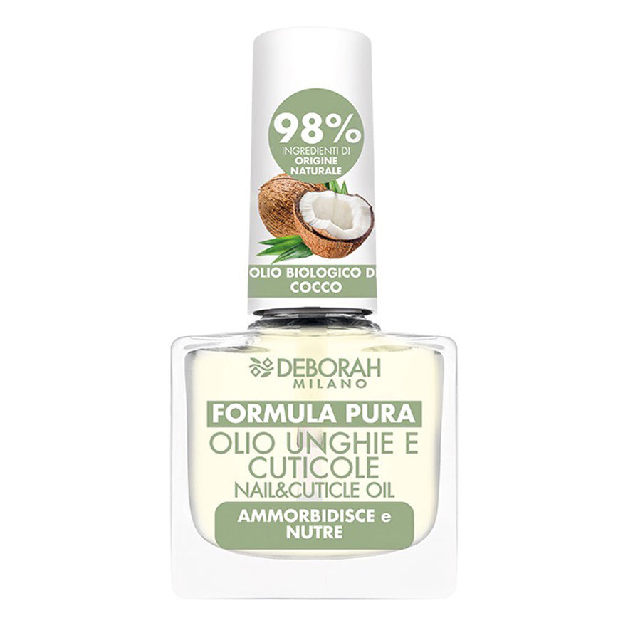 DEBORAH MILANO MILANO Formula Pura Nagel- & Nagelhaut-Öl – spendet Feuchtigkeit, nährt und pflegt zeitgleich intensiv die Nägel und die Nagelhaut., 8,5ml