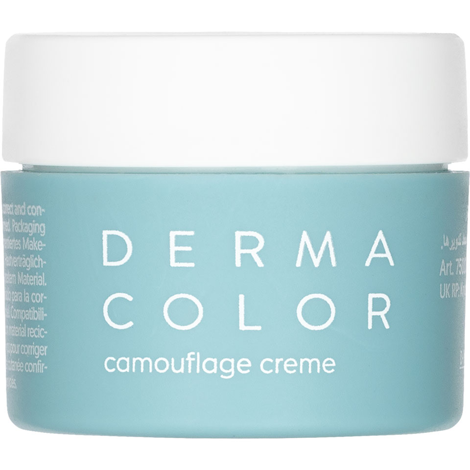 DERMACOLOR Camouflage Creme – eignet sie sich ideal zum Kaschieren von Pigmentstörungen, Rötungen, Narben, Vitiligo oder Tattoos – und das ganz ohne Maskeneffekt., 4gr.