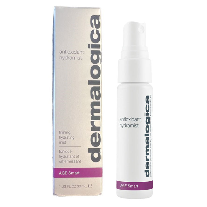 DERMALOGICA  AGE smart Antioxidant HydraMist – Weißer Tee, Süßholz und Beta-Glukan schützen vor den Ursachen der Hautalterung., 30ml, box und Spender
