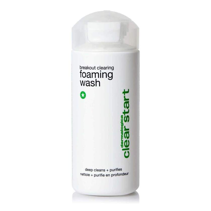 DERMALOGICA Clear Start Breakout Clearing Foaming Wash – tiefenreinigendes Waschgel, das Schmutz, überschüssiges Sebum und abgestorbene Hautzellen entfernt., 177ml