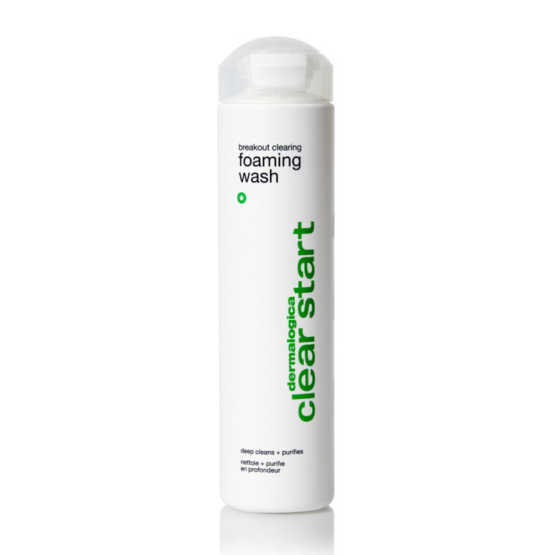 DERMALOGICA Clear Start Breakout Clearing Foaming Wash – tiefenreinigendes Waschgel, das Schmutz, überschüssiges Sebum und abgestorbene Hautzellen entfernt., 295ml