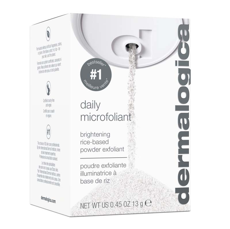 DERMALOGICA Daily Microfoliant – Gesichtspeeling mit mechanisch-enzymatischem Peeling-Effekt befreit die Haut von abgestorbenen Hautschüppchen, verfeinert das Hautbild und sorgt für einen strahlenden, gleichmäßigen Teint., 13gr.