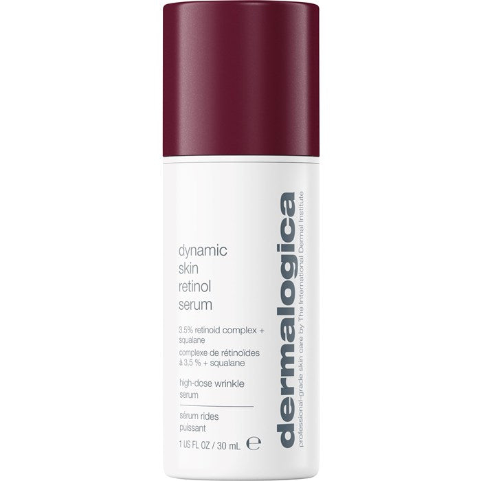 DERMALOGICA Dynamic Skin Retinol Serum – hochdosiertes Anti-Falten Serum und wirkt gegen die 4 Zeichen der Hautalterung. Es enthält einen 3,5%-igen Komplex aus Retinol, Retinoiden und einem Retinol-Booster, 30ml
