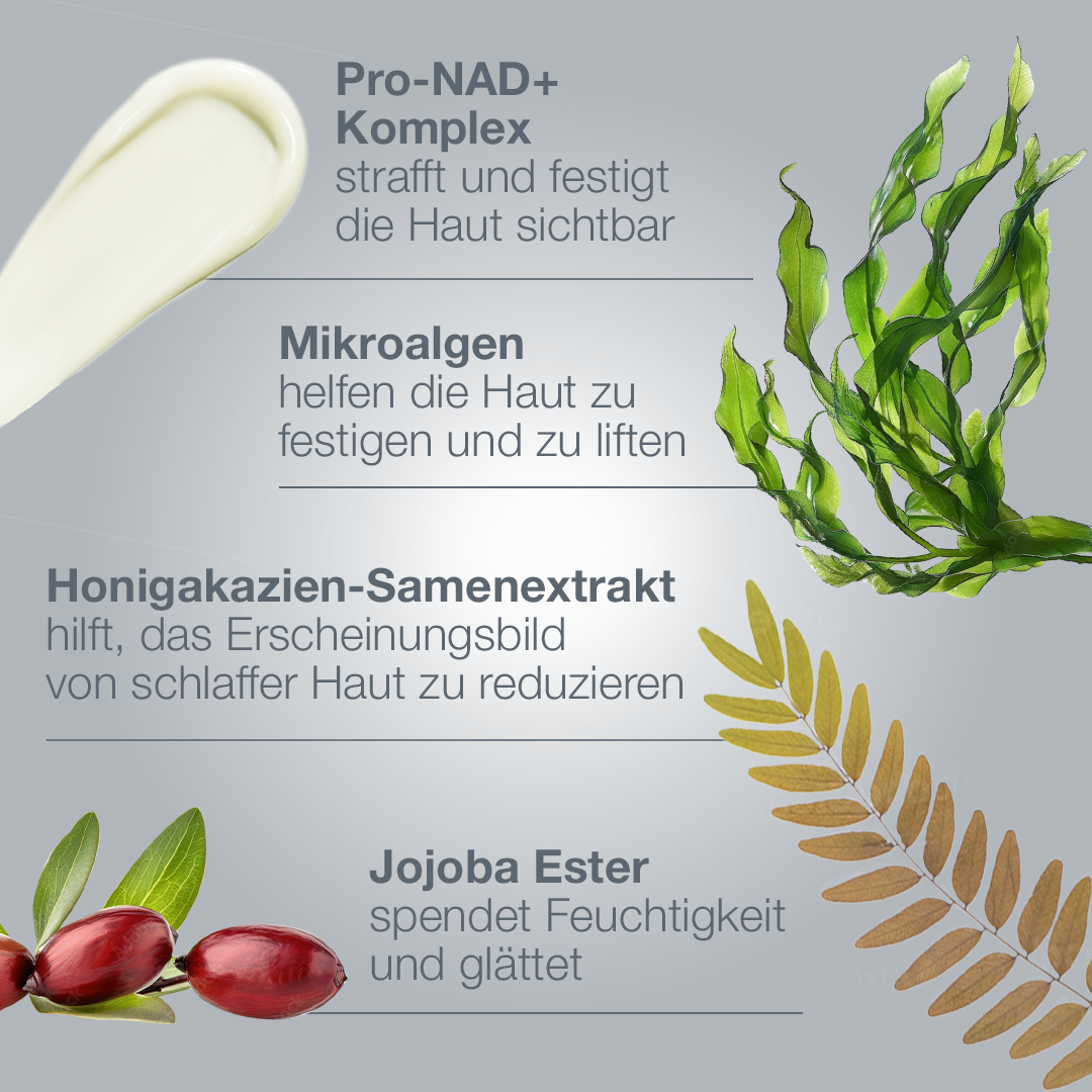 DERMALOGICA Dynamic Skin Sculptor – ein hochwirksames Körper-Serum, das speziell entwickelt wurde, um schlaffe Haut zu festigen und die Hautstruktur zu stärken., 150ml, Inhaltsstoffe Beschreibung