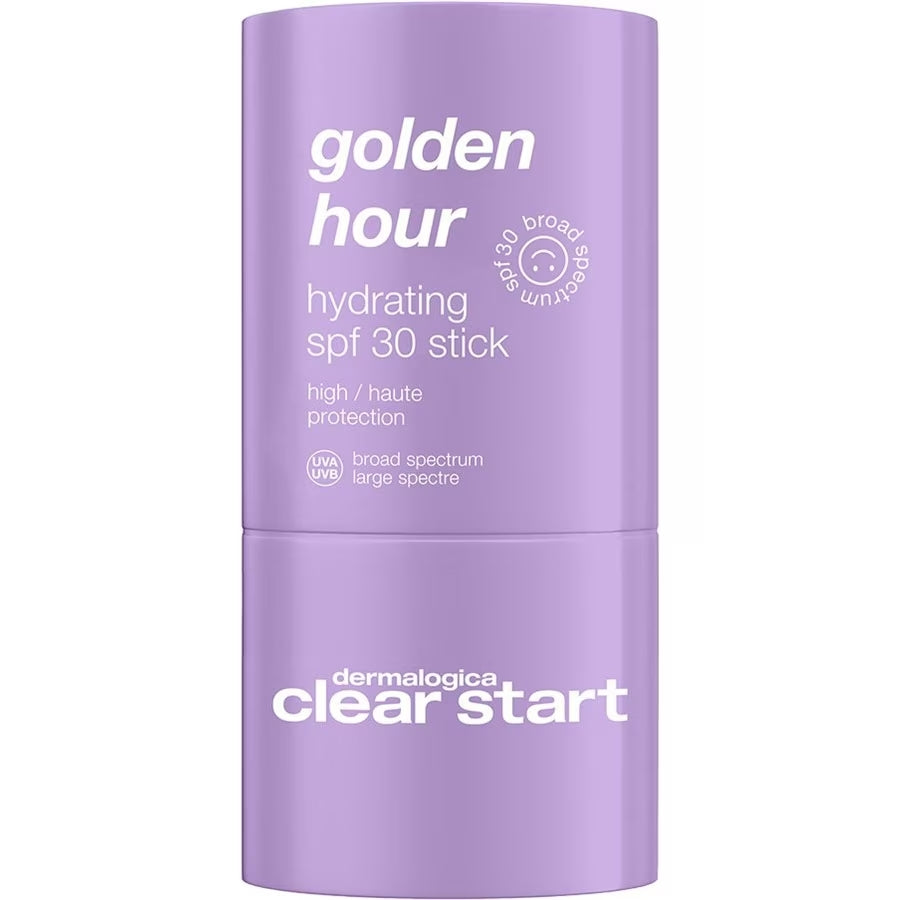 DERMALOGICA Golden Hour Hydrating SPF 30 Stick –  der ideale Begleiter für unterwegs: Er schützt Deine Haut zuverlässig vor UV-Strahlung, spendet intensive Feuchtigkeit und schenkt gleichzeitig einen strahlenden Glow. , 19gr.