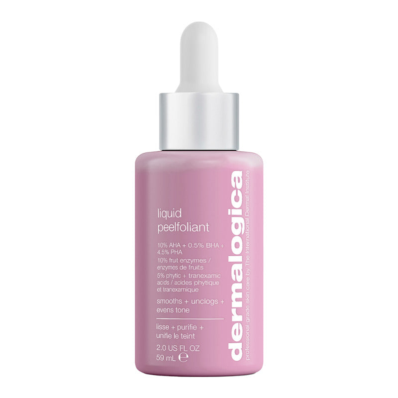 DERMALOGICA Liquid Peelfoliant – reduziert das Erscheinungsbild feiner Linien sowie Fältchen und verkleinert die Poren sichtbar nach nur einer Anwendung., 59ml