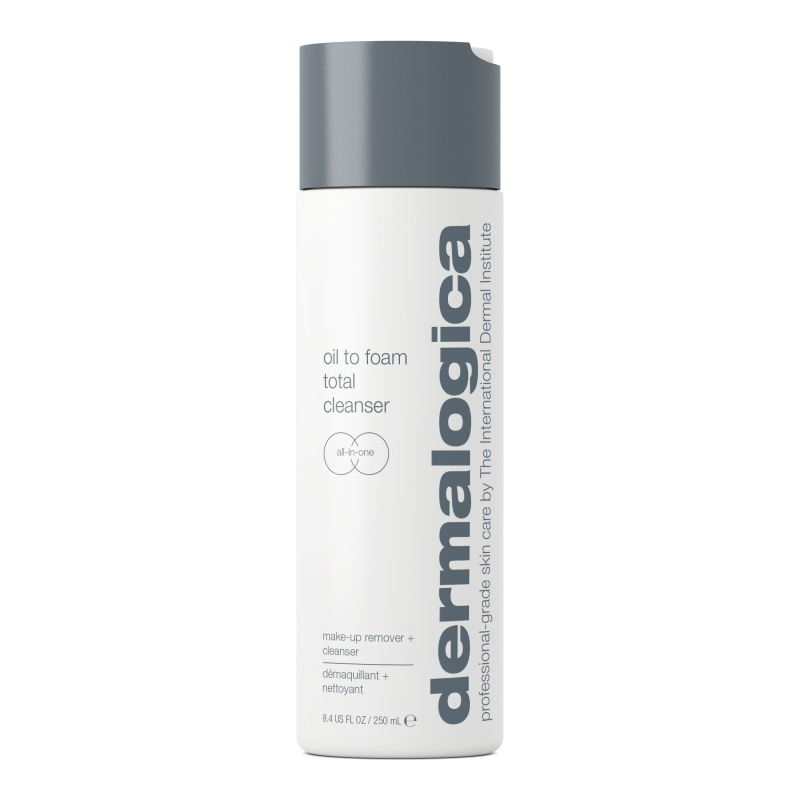 DERMALOGICA Oil to Foam Total Cleanser – Reinigungsöl und Waschgel in einem Schritt. So wird das Gesicht schnell, effektiv und gründlich gereinigt und gleichzeitig intensiv gepflegt, 250ml