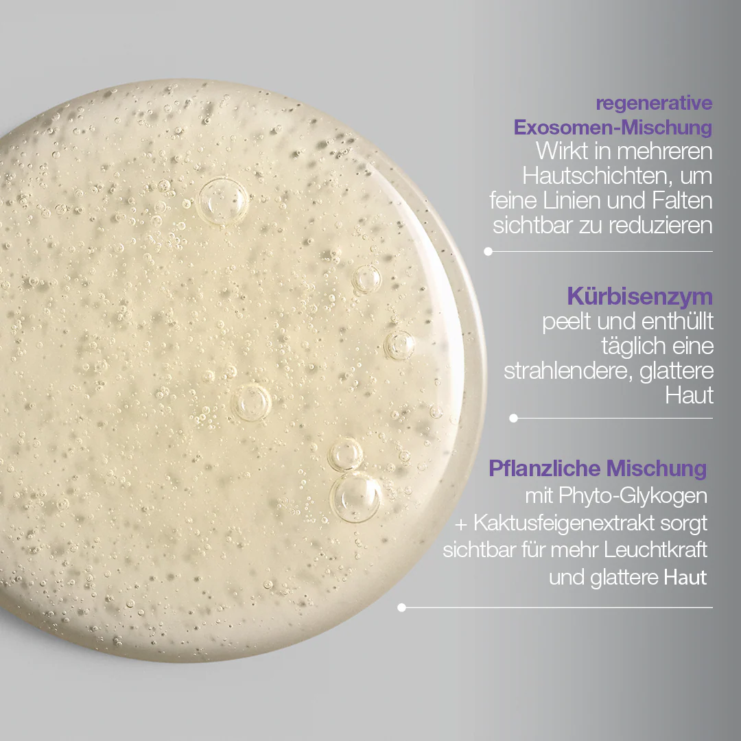 DERMALOGICA Phyto Nature E² – Regenerierendes Exosomen Leave-On, 100ml, Produkttextur key benefits ingredients