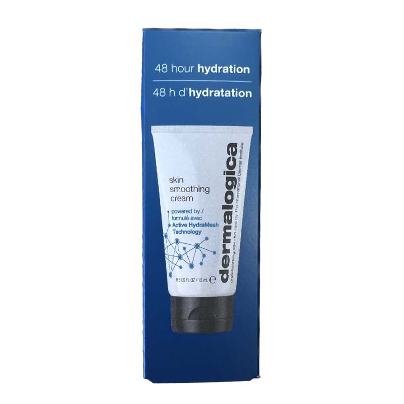 DERMALOGICA Skin Smoothing Cream – mit modernster HydraMesh Technologie™, die die Haut wie ein Netz überzieht. So wird sie 48 Stunden lang kontinuierlich mit Feuchtigkeit versorgt und vor Austrocknung geschützt., 15ml