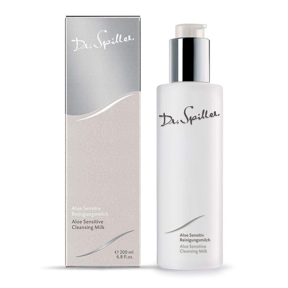 DR SPILLER Aloe Sensitiv Reinigungsmilch – für empfindliche und trockene Haut, 200 ml