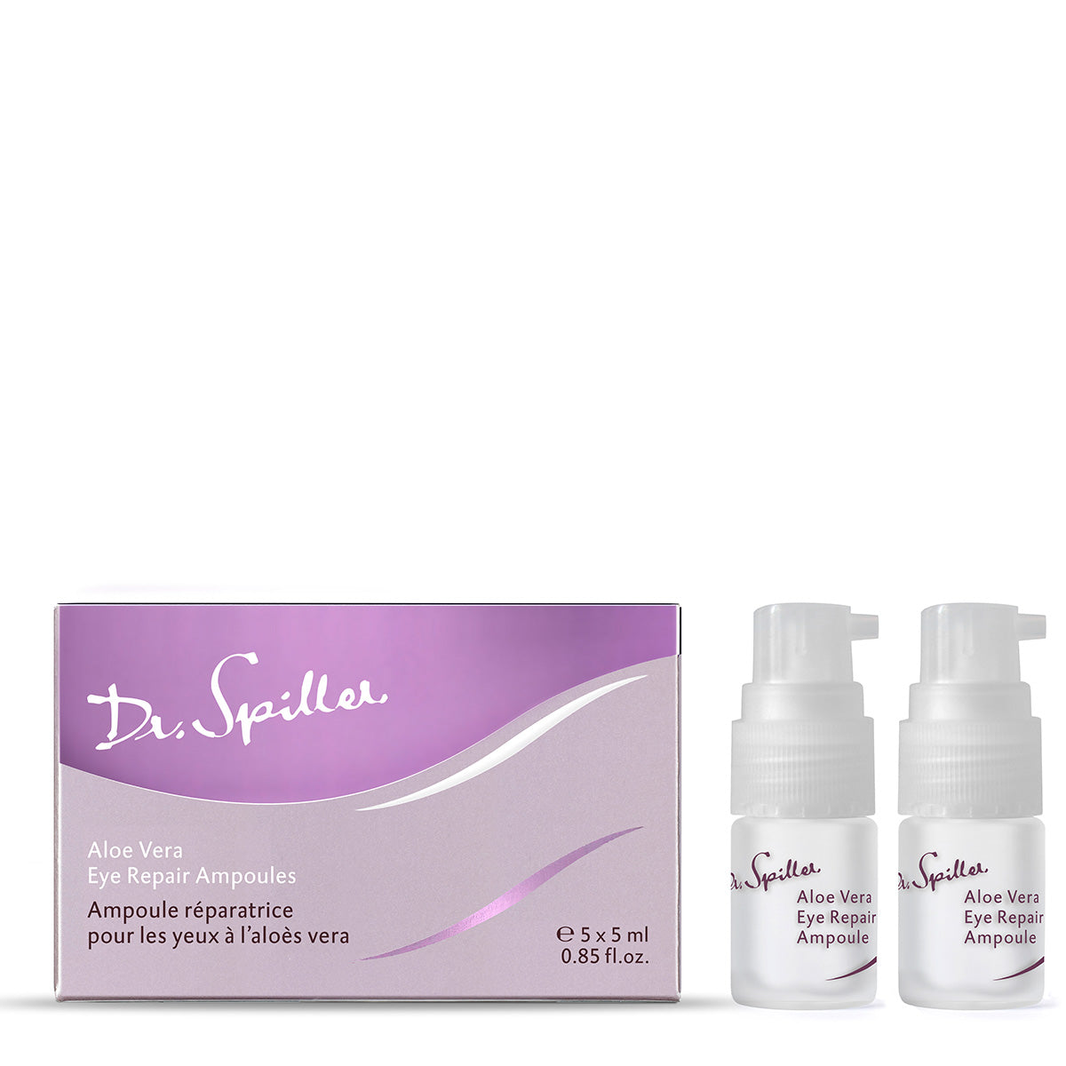DR SPILLER Aloe Vera Eye Repair Ampoule – Augenserum, 5 x 5 ml