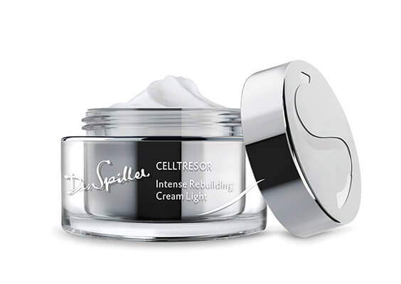 DR SPILLER CELLTRESOR Intense Rebuilding Cream Light – Anti-Aging Pflegecreme, 50 ml, offener Tiegel