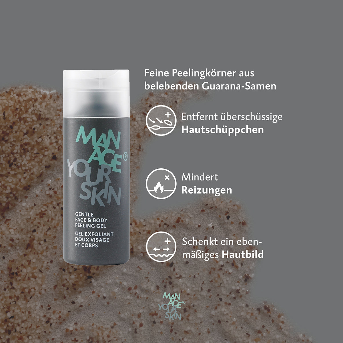 DR SPILLER Gentle Face & Body Peeling Gel – 150 ml, Spender und Vorteilsbeschreibung