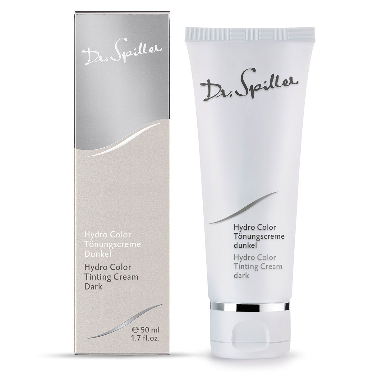 DR SPILLER Hydro Color Tönungscreme  – dunkel Tube und Umverpackung , 50 ml