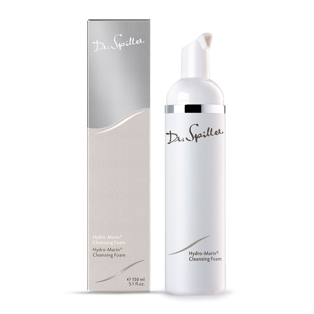 DR SPILLER Hydro-Marin Cleansing Foam Pumpspender und Umverpackung, 150 ml