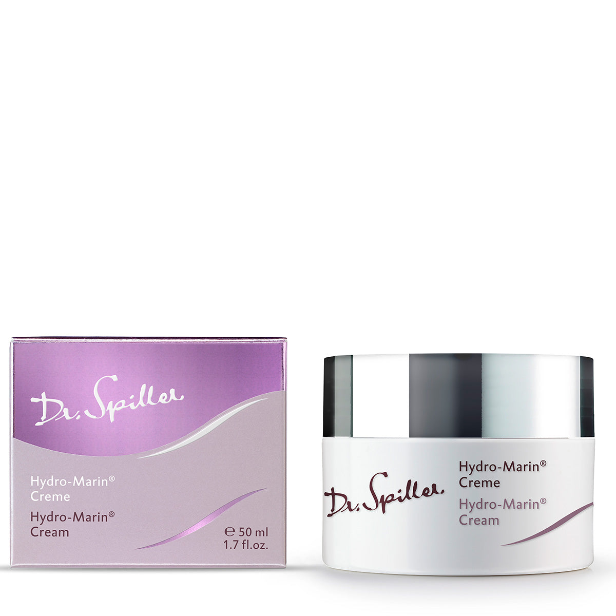 DR SPILLER Hydro-Marin Creme Tiegel und Umverpackung, 50 ml