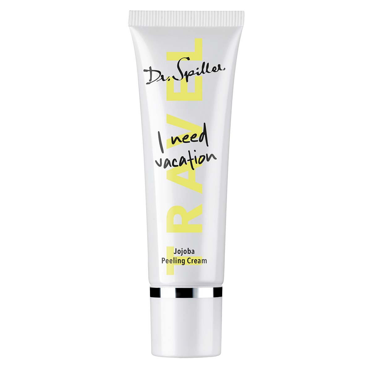 DR SPILLER Jojoba Peeling Creme – Gesichtspeeling für alle Hauttypen Reisegröße, 30 ml