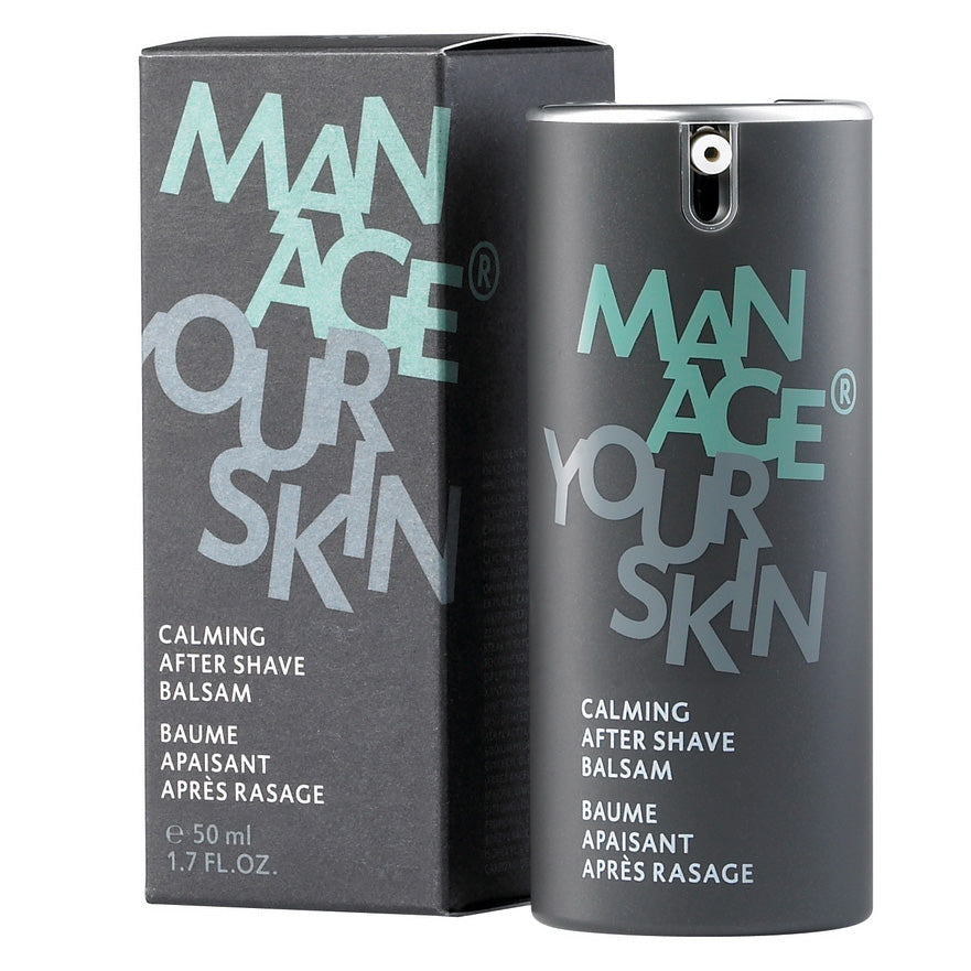 DR SPILLER Manage your Skin - Calming After Shave Balsam Spender und umverpackung, 50 ml