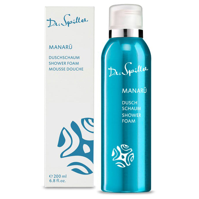 DR SPILLER MANARŪ Duschschaum – Reinigungsschaum mit Duft, 200 ml