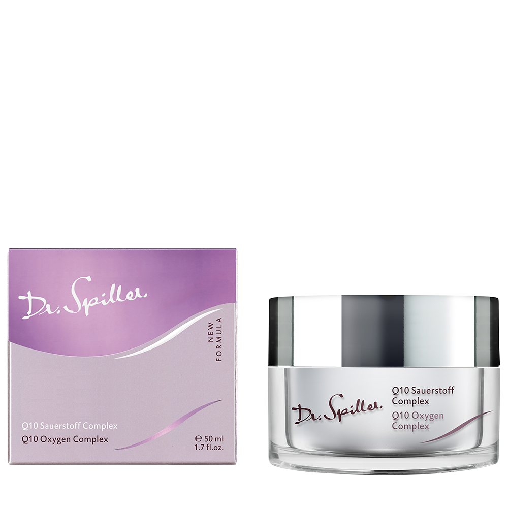 DR SPILLER Q10 Sauerstoff Complex Umkarton und Tiegel, 50 ml