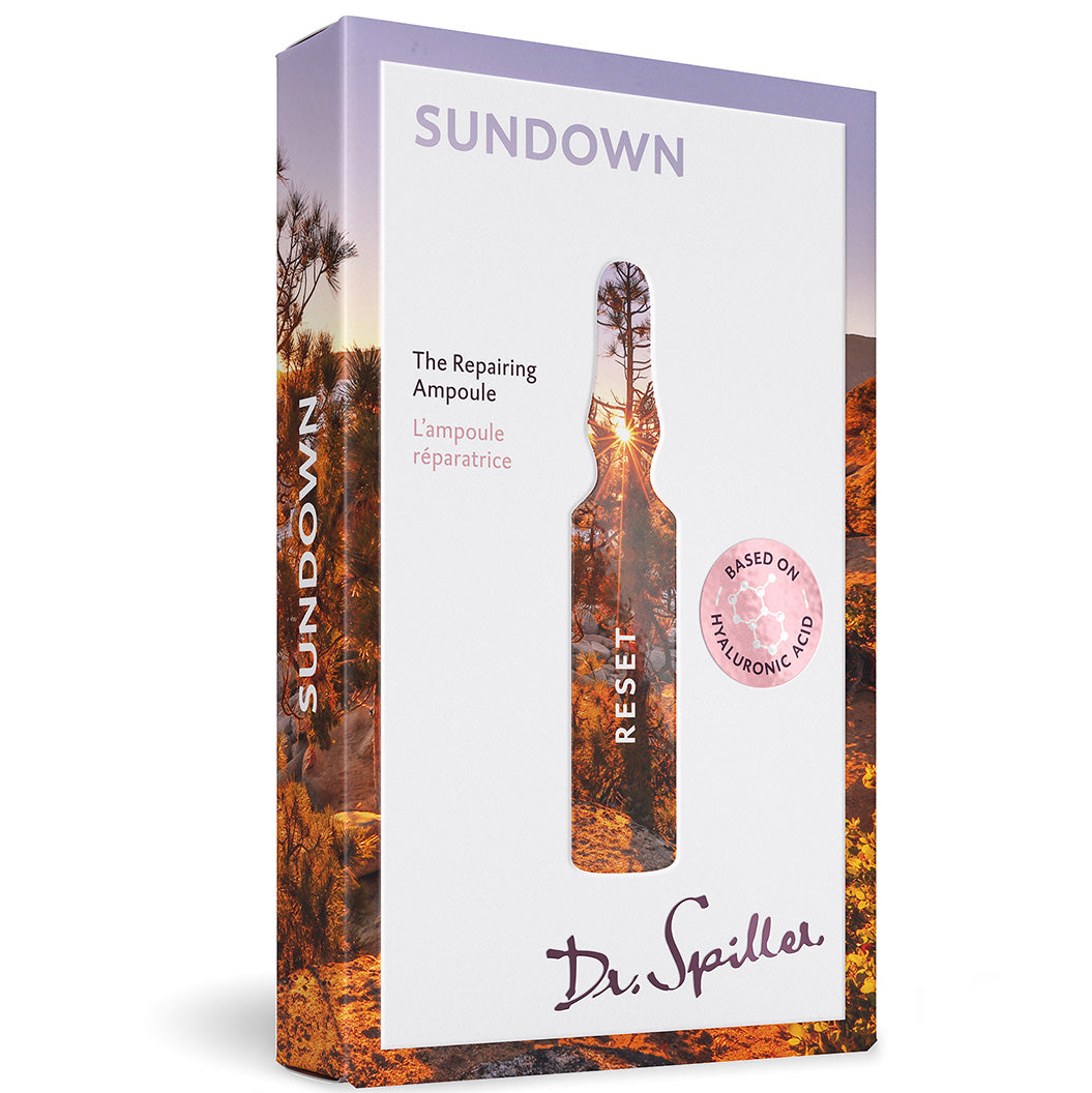 DR SPILLER Reset - Sundown - The Repairing Ampoule – Umverpackung, 7 x 2 ml