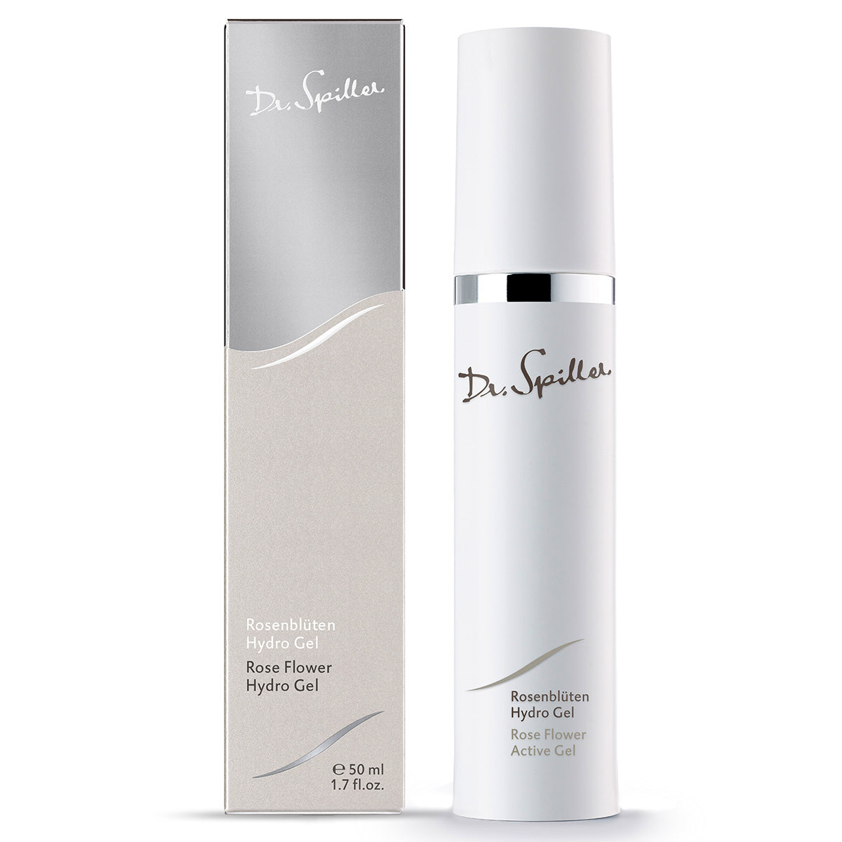 DR SPILLER Rosenblüten Hydro Gel Spender und Umverpackung, 50 ml