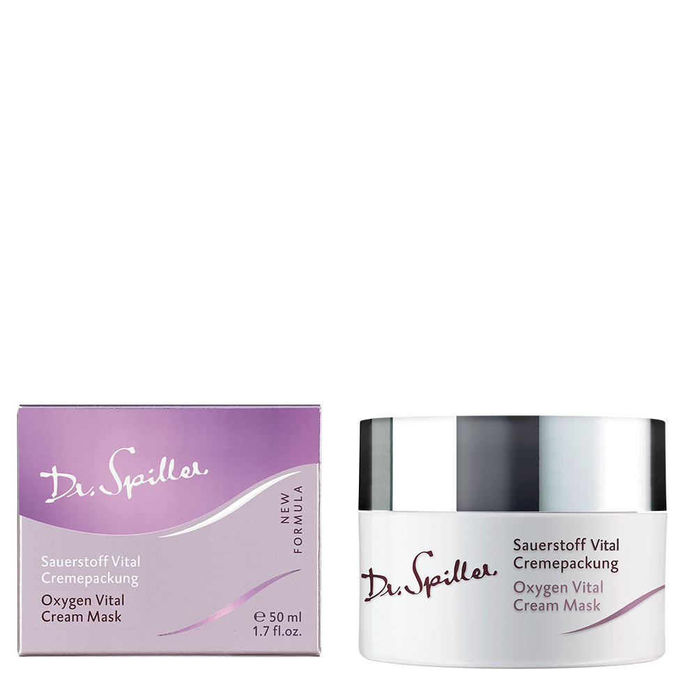 DR SPILLER Sauerstoff Vital Cremepackung Tiegel und Umverpackung , 50 ml