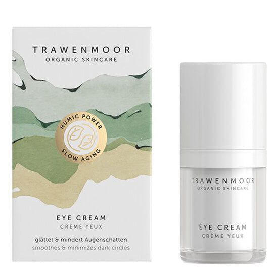 DR SPILLER TRAWENMOOR Eye Cream – Spender und Umverpackung, 15 ml
