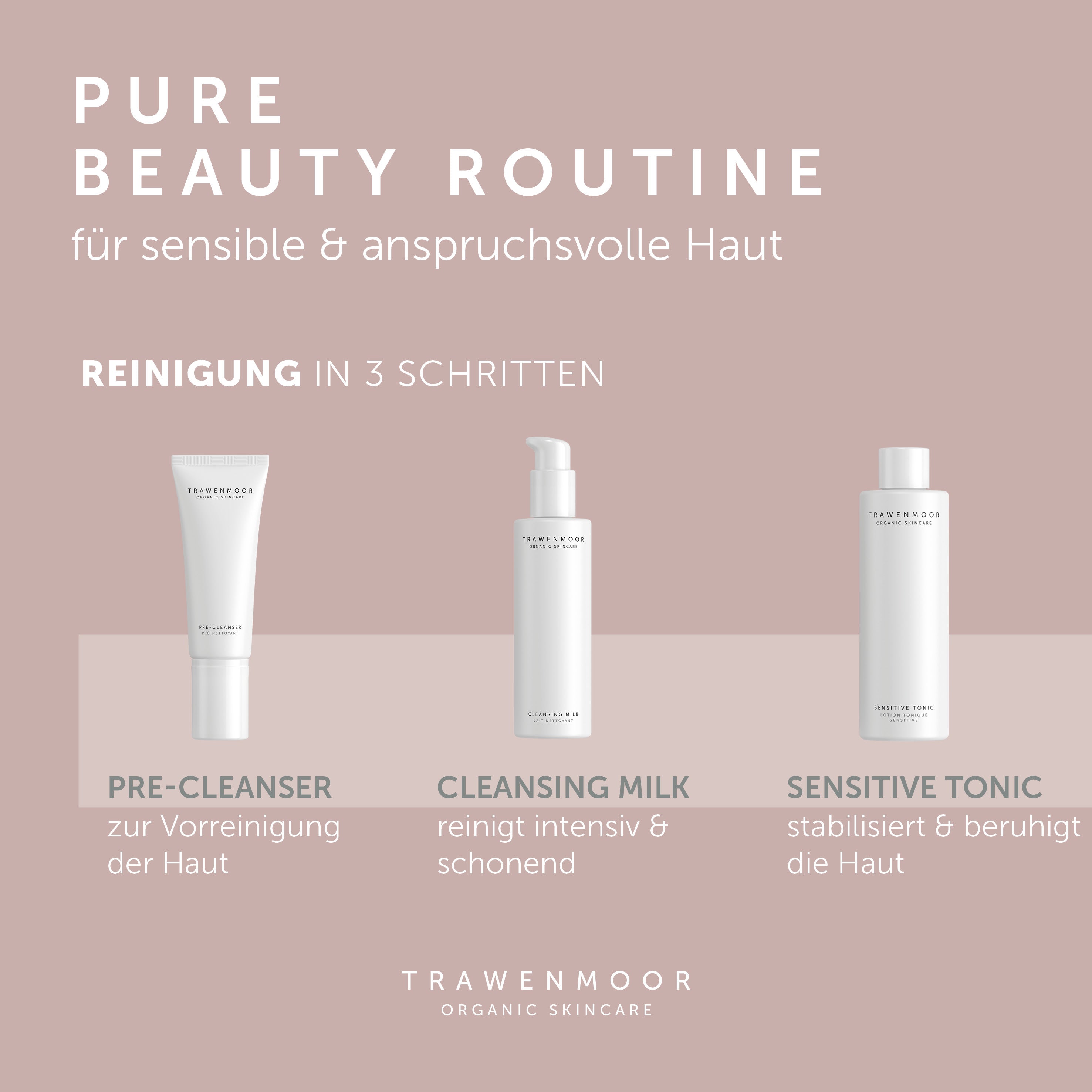 DR SPILLER TRAWENMOOR Pflegeroutine sensitiv Produktvorschläge