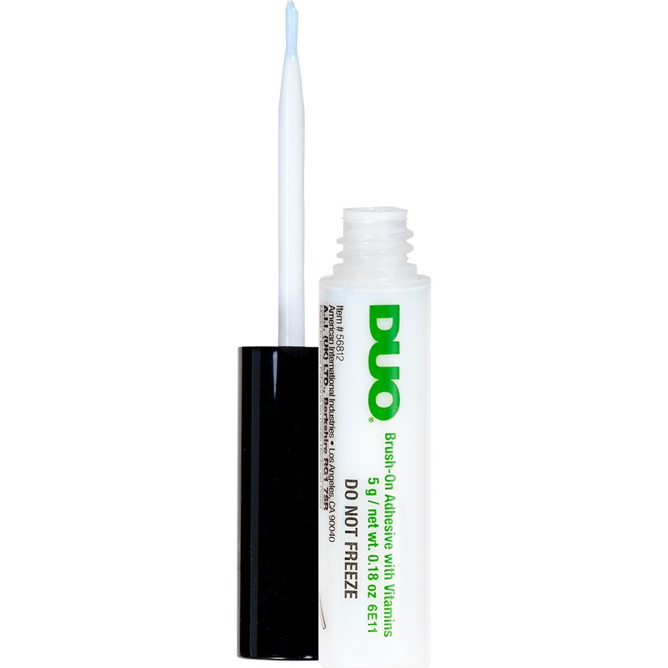 DUO Brush on Wimpernkleber – latexfrei, 5g, Pinselapplikator offen
