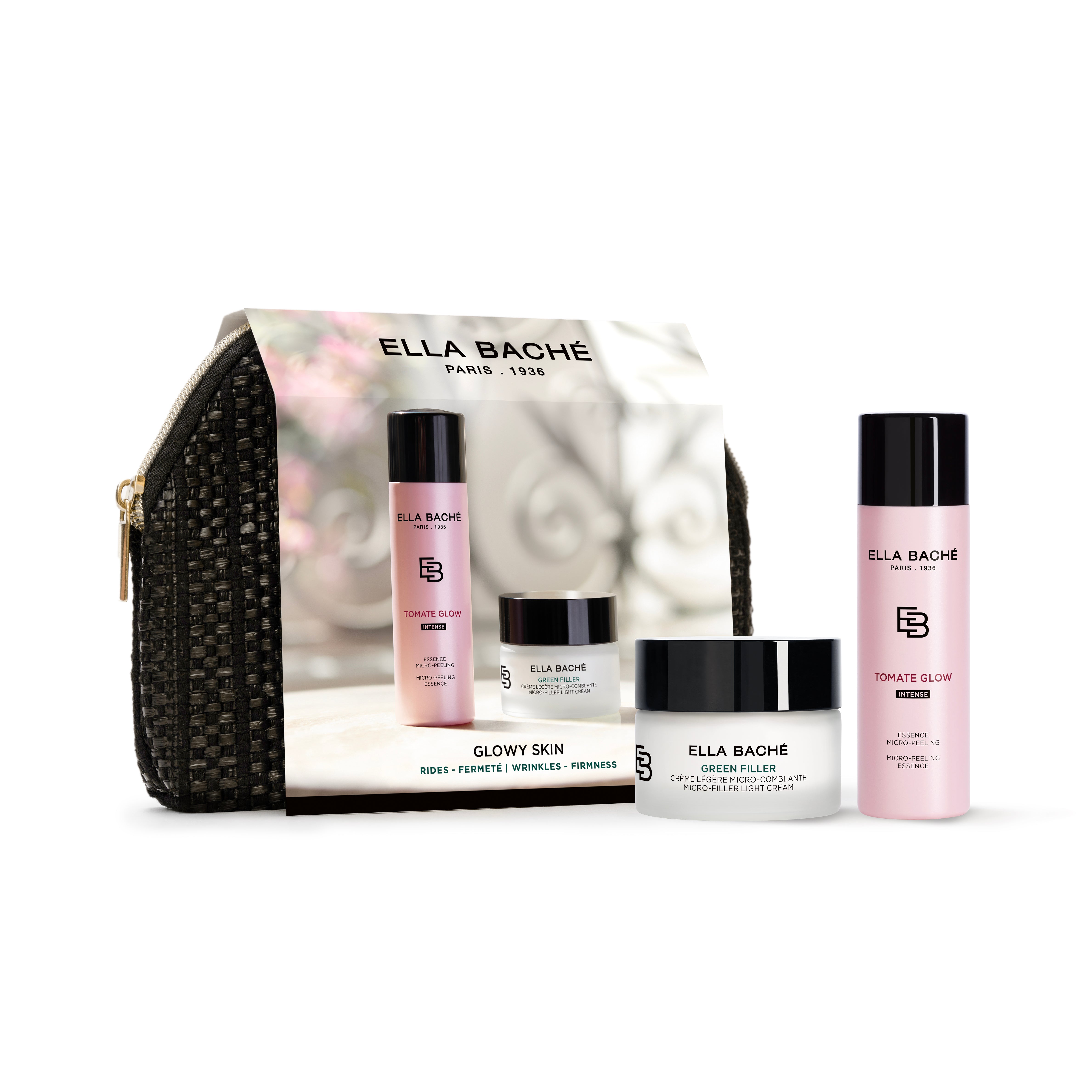 ELLA BACHE Glowy Skin- Green Filler Set, 1stk, Tasche in Banderole mit Einzelprodukten