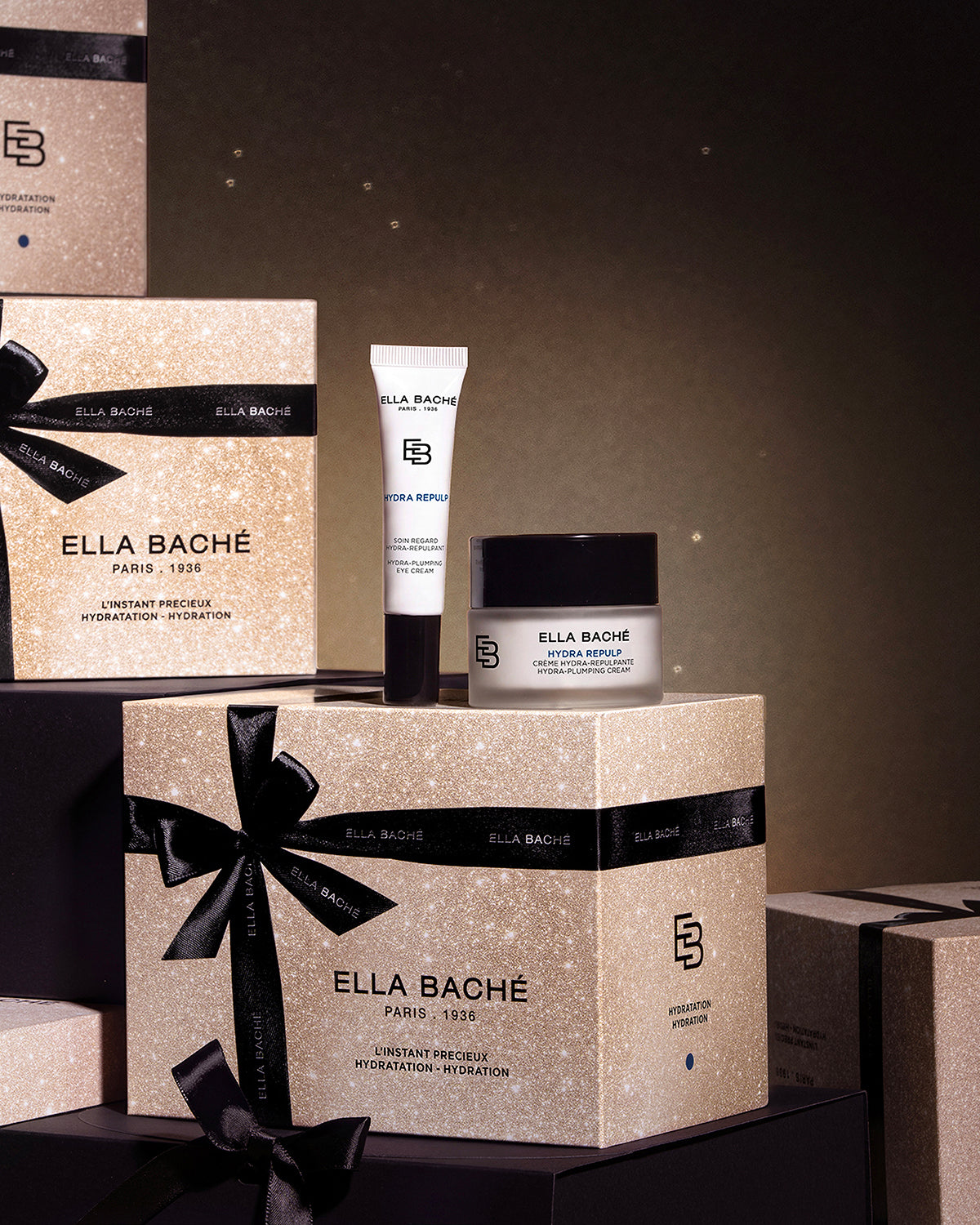 ELLA BACHE HYDRATION Gold Collection – Hydra Repulp Duo – Noel Collection 2026, -, Geschenkkarton und Einzelprodukte