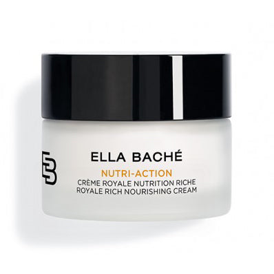 ELLA BACHE Nutri’Action - royale rich nourishing cream – Reichhaltige Aufbaupflege für trockene Haut, 50ml, Tiegel