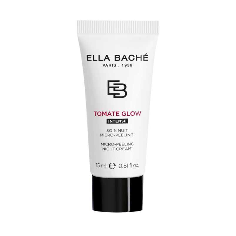 ELLA BACHE TOMATE GLOW - Micro-Peeling Night Cream – Reisegröße, 15ml, Tube