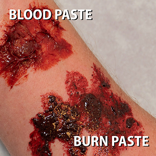 GRIMAS Blutpaste , 60ml, Anwendungsbeispiel Vergleich Burnpaste