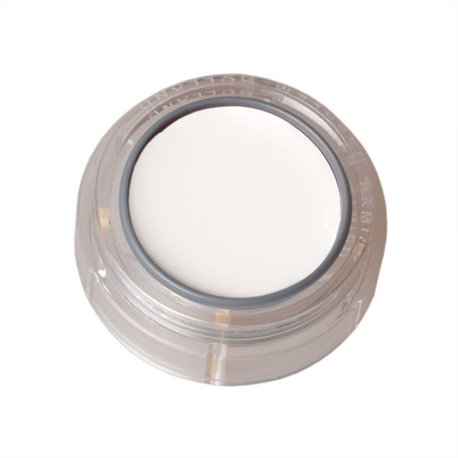 GRIMAS Creme-Make-up weiß 001 – hochdeckendes Make-up für Bühne & Show, 2,5ml