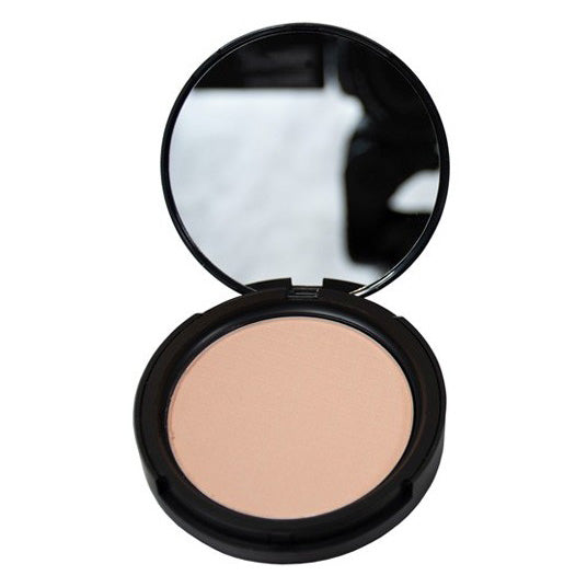 GRIMAS Kompaktpuder 03 – Mattierender & fixierender Presspuder, 8g, Spiegeldose offen