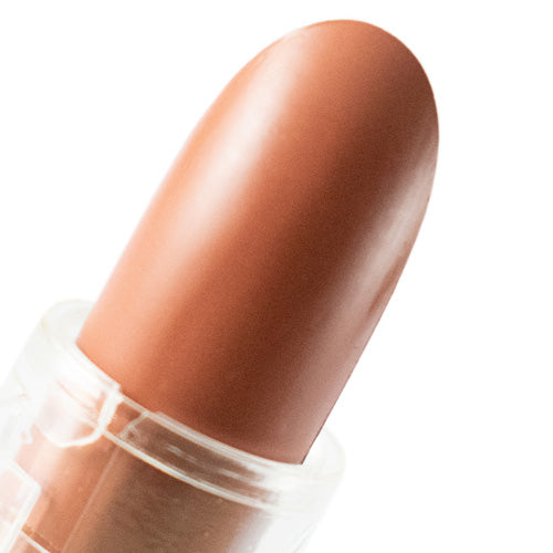 GRIMAS Lipstick PURE matt hellbraun 5-26, 3,5g, Detailansicht Lippenstift offen