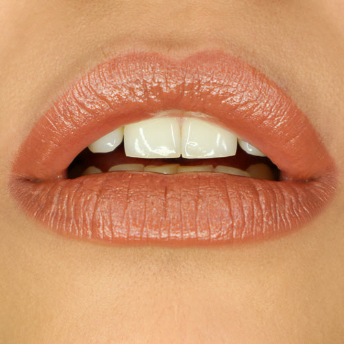 GRIMAS Lipstick PURE matt hellbraun 5-26, 3,5g, Farbe auf Lippen