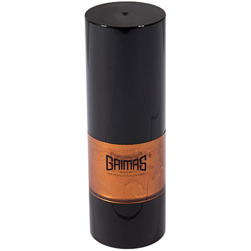 GRIMAS Liquid Makeup PEARL kupfer – Flüssige, gebrauchsfertige Gesichtsfarbe auf Wasserbasis, 20ml, Pumpspender