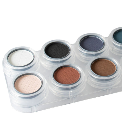 GRIMAS Rouge-/Lidschattenpalette RK mit 24 Farben, 48g, Detailansicht zweite Palette links