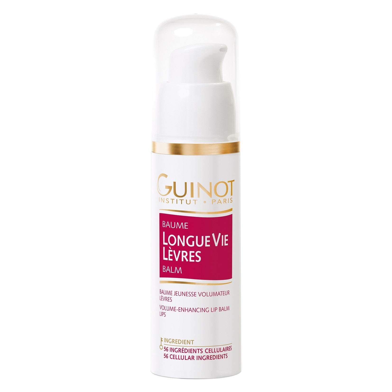 GUINOT Baume Longue Vie Lévres – Anti-Aging-Lippenpflege, 15ml, Pumpspender